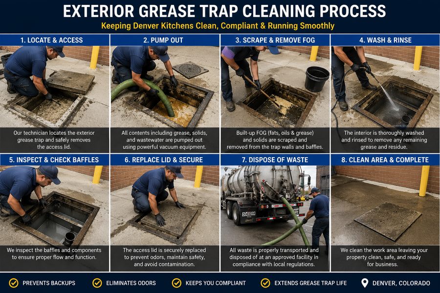 Grease Trap Cleaning in Denver, Colorado