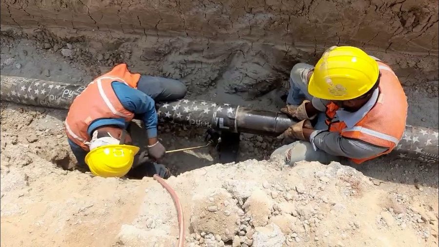 Underground Fire Line Repair in Denver, Colorado